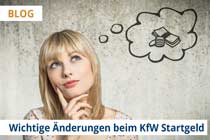 Blog Wichtige Änderungen beim KfW Startgeld